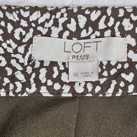 Leopard Cheetah A Line Animal Print Casual Office Work Career Mini Skirt Size 16 - Picture 5 of 6